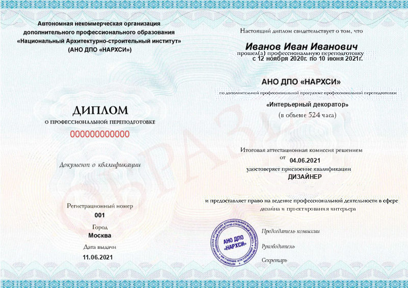 Диплом – Декорирование интерьера